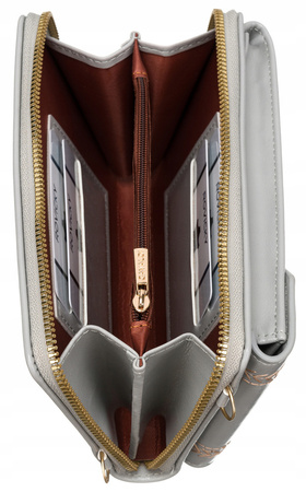 2-in-1 Handtasche-Geldbörse mit langem, abnehmbarem Riemen – 4U Cavaldi