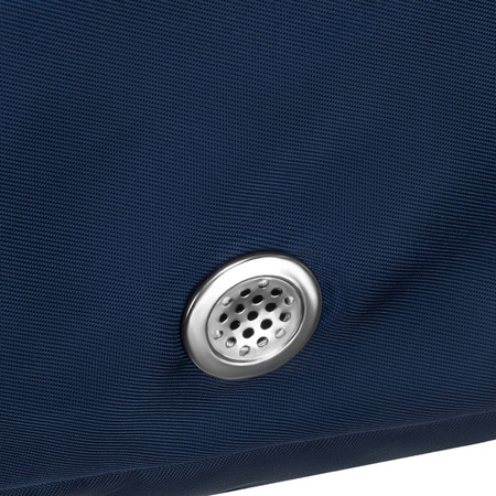 Schwarz-marineblaue, sportliche Reisetasche zum Umhängen mit abnehmbarem Gürtel – Peterson