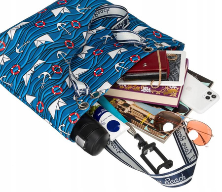 Sommerliche Strand Shopper aus Polyester –