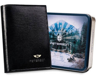 Herren-Geldbörse aus Leder für Karten – Peterson