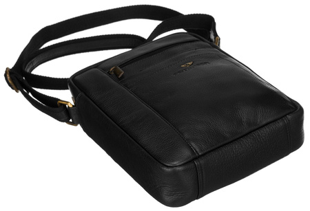 Herren Ledertasche mit Reißverschlussfach – Peterson