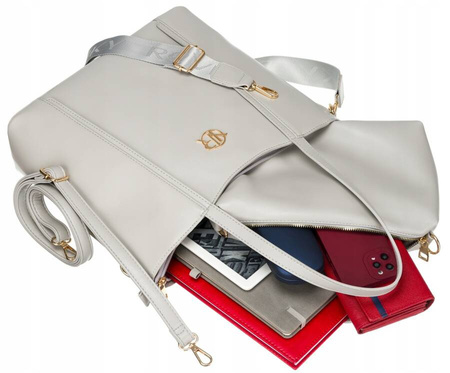 Geräumige 2-in-1 Damentasche aus Öko-Leder – Rovicky