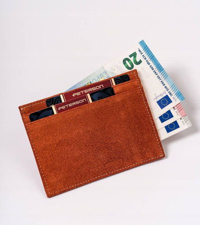 Dokumenten- und Geldschein-Etui aus Leder – Peterson