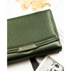 Damen-Geldbörse aus Öko-Leder in Grün ausgestattet mit RFID-System - Peterson
