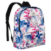 Modischer Schulrucksack mit Blumenmuster und offenen Seitentaschen – Peterson
