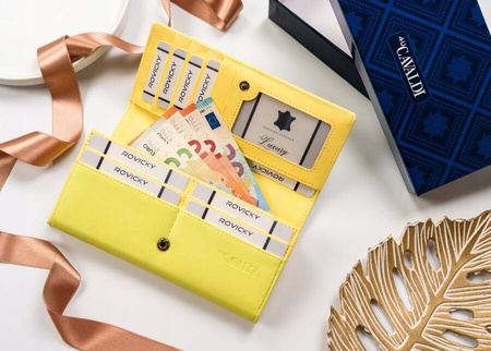 Große Damen Geldbörse Querformat aus Öko-Leder – 4U Cavaldi