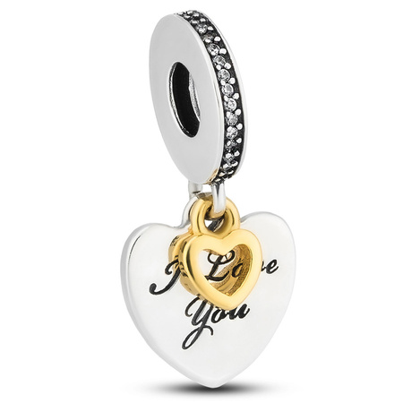 Silberner Charm Kleine Herzen für Modulararmband – Peterson