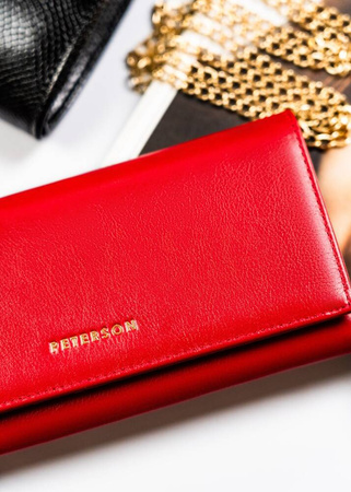 Große, schlanke Damen Geldbörse mit Diebstahlschutz – Peterson