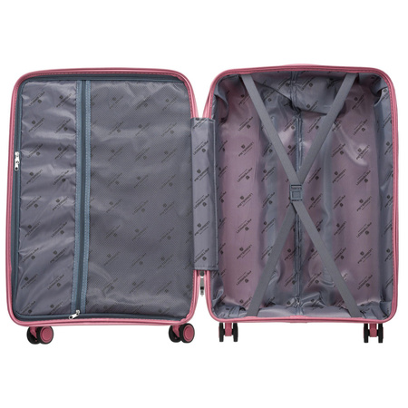 Kofferset aus Polypropylen mit Reißverschluss-Organizer – Peterson