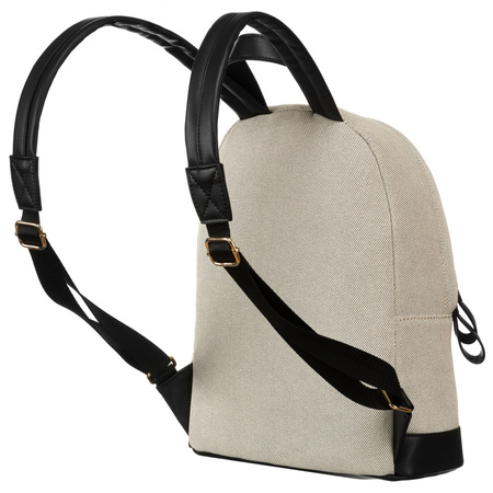 Großer, urbaner Damen Rucksack in Beige aus Canvas – Peterson