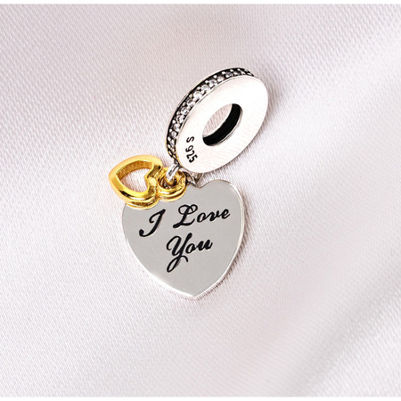 Silberner Charm Kleine Herzen für Modulararmband – Peterson