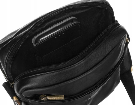 Herren Umhängetasche aus Leder – Peterson