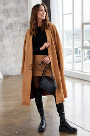 Klassische Damen Umhängetasche aus Echtleder – Peterson