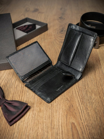 Herren Geldbörse quer mit RFID Schutzmembran – Pierre Andreus