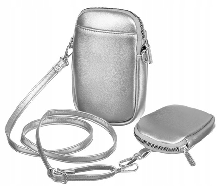 Mini Damen Tasche mit zusätzlicher Geldbörse aus Öko-Leder – Rovicky