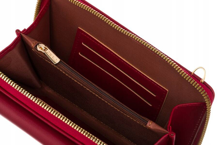 Mini Damen Umhängetasche mit Geldbörsenfunktion und abnehmbarem Riemen – 4U Cavaldi