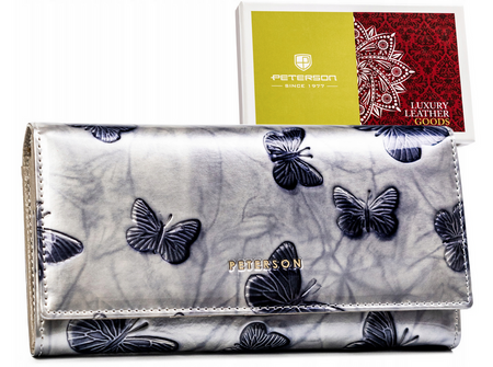 Große Damen Geldbörse aus echtem Leder – Peterson