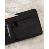 Kleine, schwarze Herren Geldbörse aus Öko-Leder – Peterson