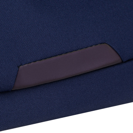 Dunkelblaue, sportliche Bauchtasche aus Polyester mit Reißverschluss – Peterson