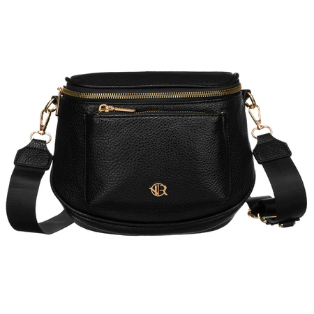 Elegante Damen-Umhängetasche aus Leder mit zusätzlicher Damen-Geldbörse – Rovicky