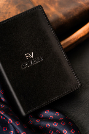 Erweiterte Herren Geldbörse aus echtem Leder mit RFID-Schutz – Rovicky