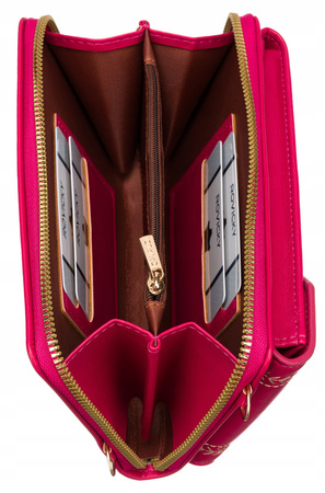 2-in-1 Handtasche-Geldbörse mit langem, abnehmbarem Riemen – 4U Cavaldi