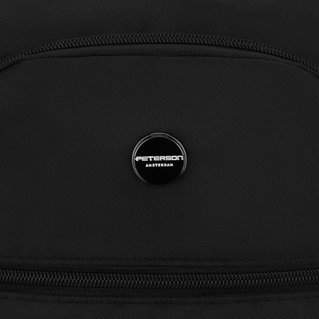 Schwarzer Reise-Rucksack, ideal als Handgepäck – Peterson