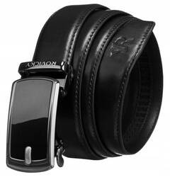 Herren Ledergürtel mit Automatikschließe – Rovicky