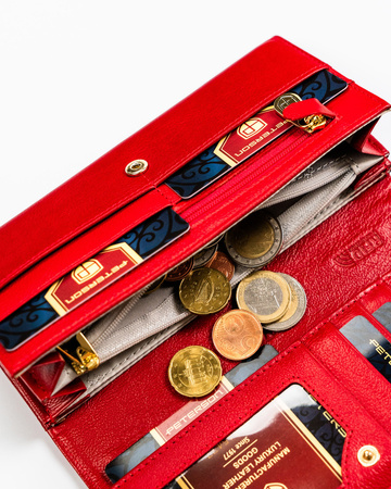 Große, schlanke Damen Geldbörse mit Diebstahlschutz – Peterson