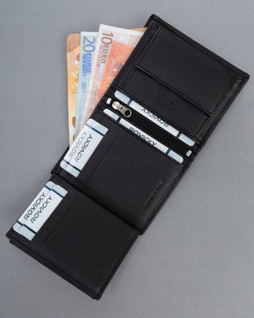 Herren Geldbörse aus Leder mit RFID-Schutz – 4U Cavaldi