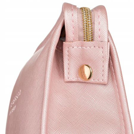 Kompakte Damen Kosmetiktasche aus Öko-Leder – Peterson