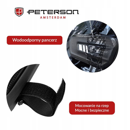 Wasserdichte Rahmentasche fürs Fahrrad – Peterson