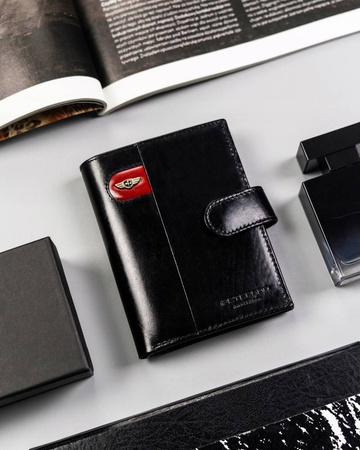 Große Herren Geldbörse mit Druckknopfverschluss – Peterson