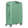 Peterson - Set aus Reisekoffern aus ABS-Kunststoff in Grün