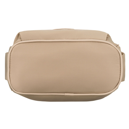 Nylonfarbene, beige Damen-Umhängetasche mit sechs zusätzlichen Taschen – Peterson