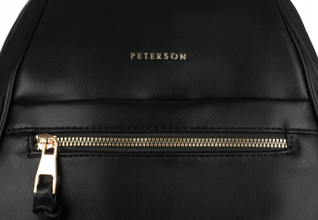 Eleganter Damen-Rucksack aus Öko-Leder – Peterson