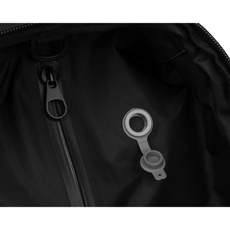 Geräumiger schwarzer Reiserucksack mit Vakuumfach & Laptopfach – Peterson