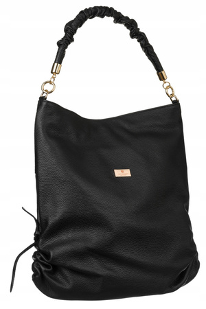 Damen Shopper Tasche aus Echtleder im Beutelstil – Peterson