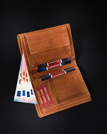 Herren Geldbörse aus verlaufendem Echtleder – Peterson