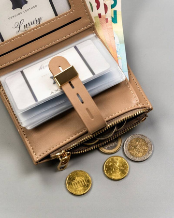 Damen Geldbörse aus Öko-Leder mit Kartenfächereinsatz – 4U Cavaldi