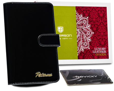 Lackierte Damen Geldbörse für Karten – Peterson