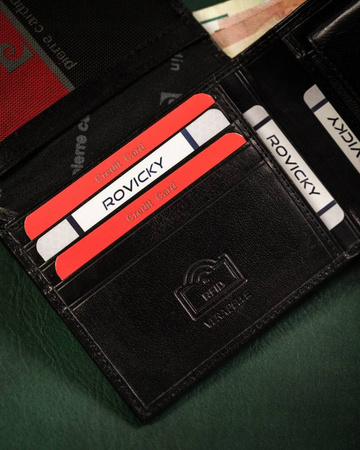 Klassische, elegante Herren Geldbörse aus Echtleder – Pierre Cardin