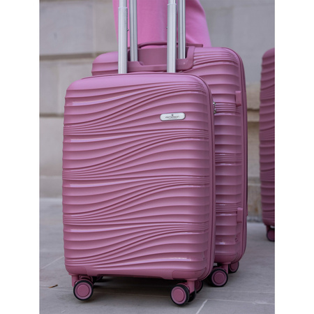 Kofferset aus Polypropylen mit Reißverschluss-Organizer – Peterson