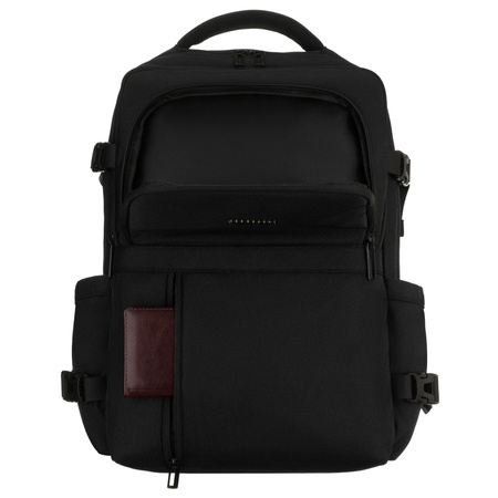 Reise-Rucksack aus Polyester in Schwarz mit Laptopfach - Peterson