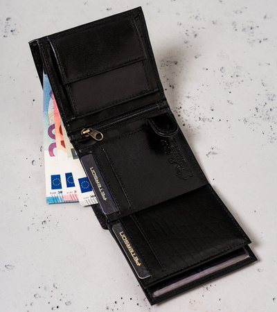 Kompakte Herren Geldbörse für Karten mit RFID Protect – Peterson