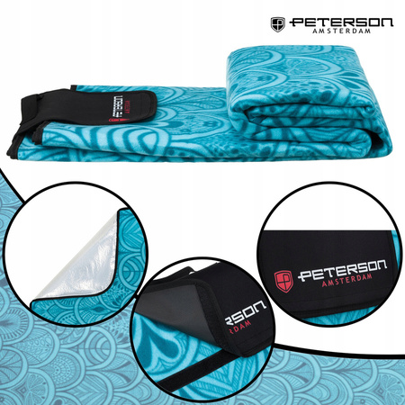 Picknickdecke aus Stoff mit wasserdichter Isolierung – Peterson