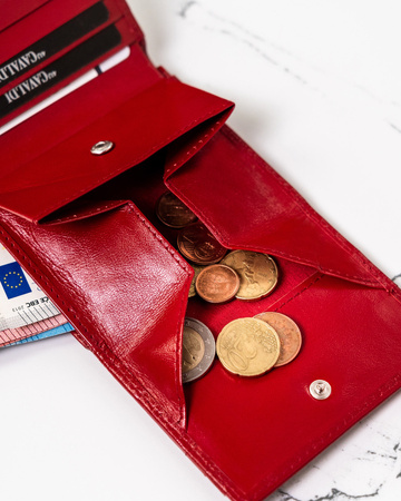 Elegante Damen Geldbörse aus Leder – Cavaldi