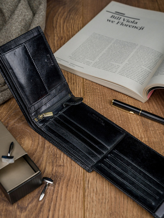 Herren Geldbörse aus Leder mit RFID – Rovicky