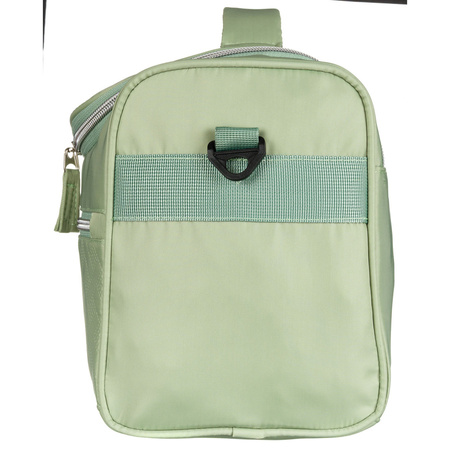 Grüne Reise-Kulturtasche aus Synthetikstoff mit Aufhängehaken – Peterson