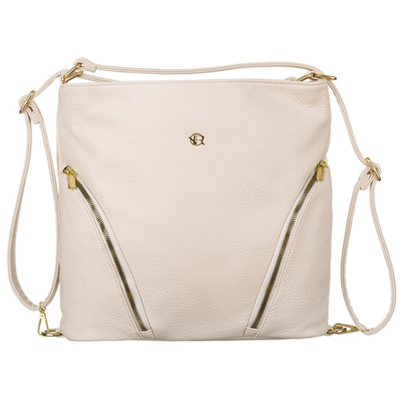 Große Damen Tasche mit Taschen in Beige – Rovicky